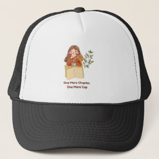 One More Chapter, One More Cup | Cosy Book Lover Trucker Hat