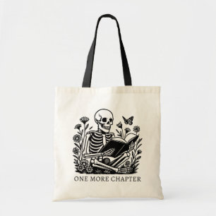 One More Chapter Quote For Book Lover Tote Bag