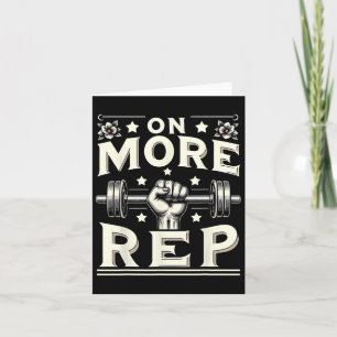 One More Rep Barbell Bodybuilding 1 Card
