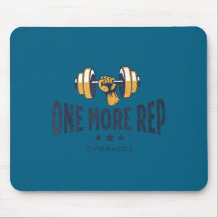 One More Rep - Funny Gym Sayings And Motivational Mouse Mat