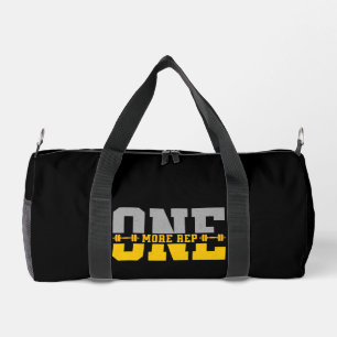 One More Rep Gym Motivation Weightlifting Duffle Bag