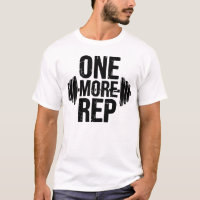 One More Rep Hardcore Gym Motivation Typography Ar