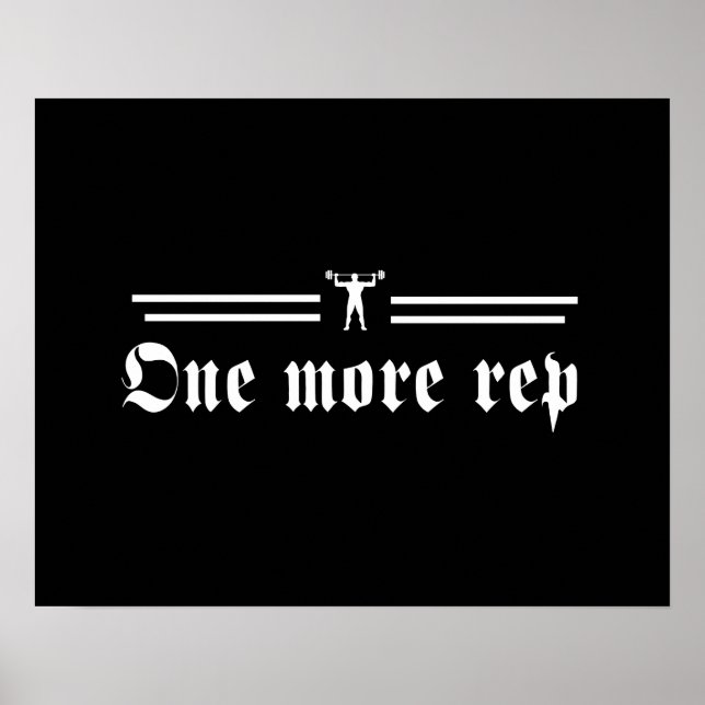 One More Rep Poster (Front)