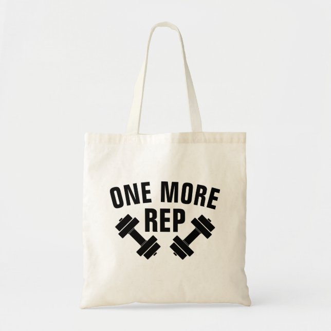 One More Rep Tote Bag (Front)