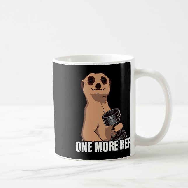 One More Rep Weight Sports Workout Gym Funny Bodyb Coffee Mug (Right)