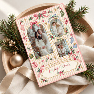 One More Stocking to Hang Photo Holiday Card