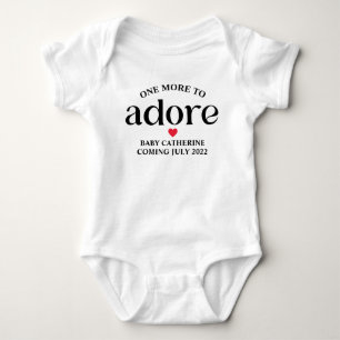 One More to Adore  Baby Bodysuit