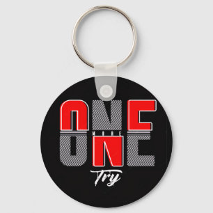 One More Try Key Ring