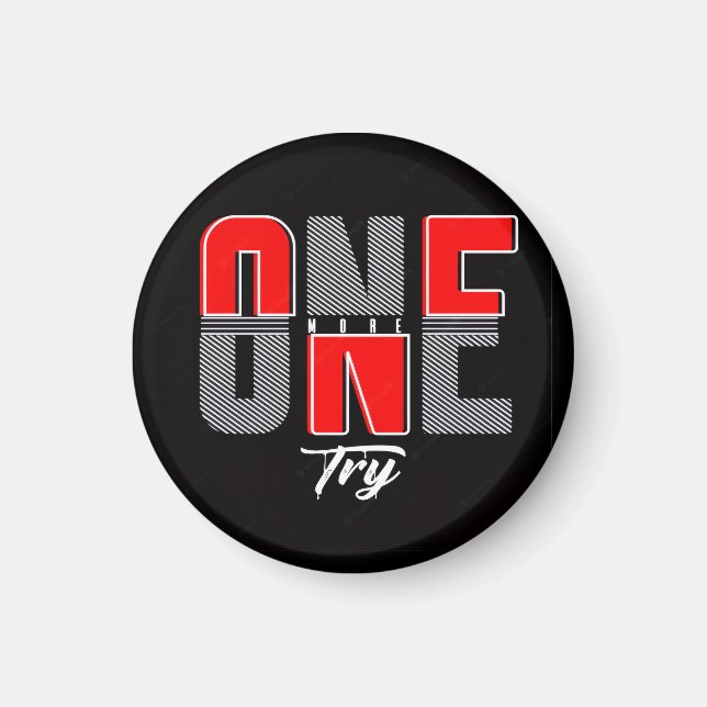 One More Try Magnet (Front)