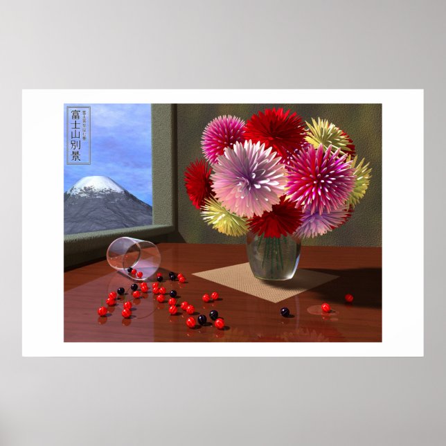 One More View Of Mount Fuji Poster (Front)