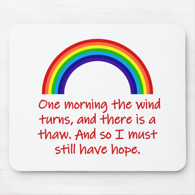 One Morning The Wind Turns  Mouse Mat (Front)