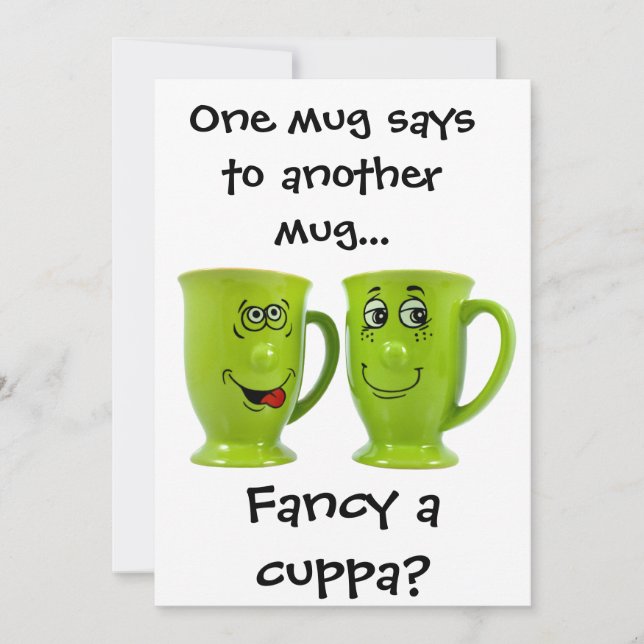 One mug says to another mug... invite (Front)