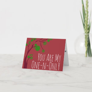 One-N-Only Hairdresser Holiday Card