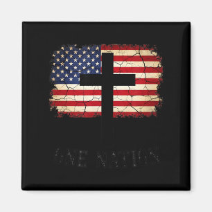 One Nation American 4th of July Flag USA Magnet
