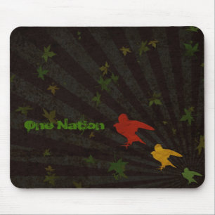 One Nation Rasta Mouse Mat