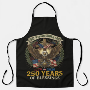 One Nation Under God 250 Years Apron
