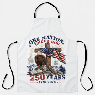 One Nation Under God 250 Years Apron