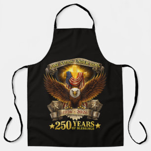 One Nation Under God 250 Years Blessings  Apron