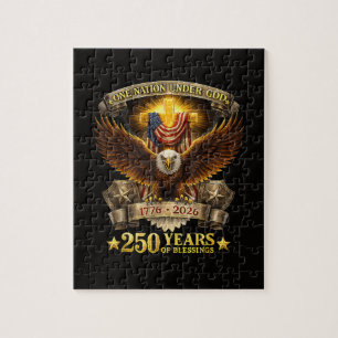 One Nation Under God 250 Years Blessings Jigsaw Puzzle