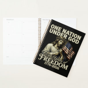 One Nation Under God 250 Years Blessings Planner