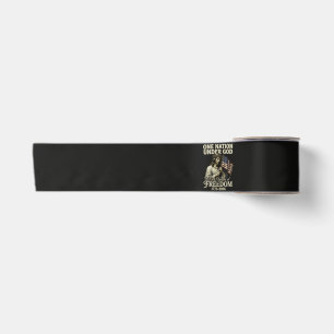 One Nation Under God 250 Years Blessings Satin Ribbon