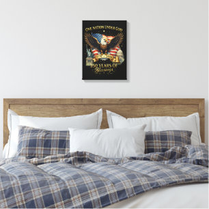 One Nation Under God 250 Years Canvas Print