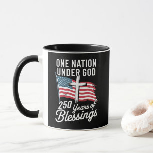 One Nation Under God 250 Years Mug