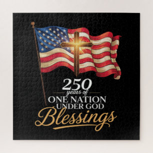 One Nation Under God 250 Years of Blessings Jigsaw Puzzle
