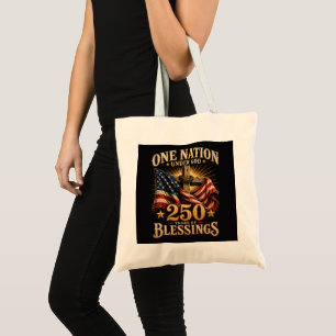 One Nation Under God 250 Years Tote Bag