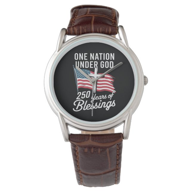 One Nation Under God 250 Years Watch (Front)