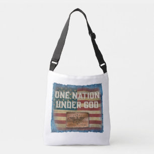 One Nation, Under God - Crossbody Tote Bag