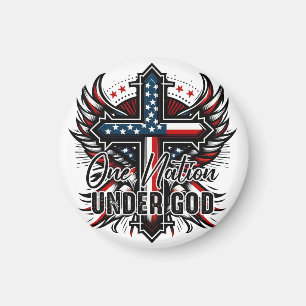 One Nation Under God  Magnet