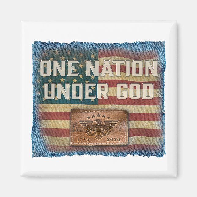 One Nation Under God - Magnet (Front)