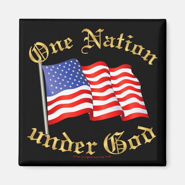 One Nation Under God Magnet (Front)