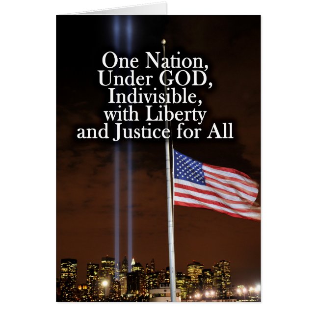 One Nation Under God Patriot Day 9/11 Patriotic (Front)