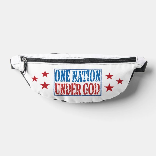 One Nation Under God Patriotic Fanny Pack (Lay Down)