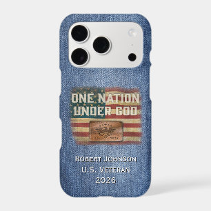 One Nation Under God - Personalised Phone Case