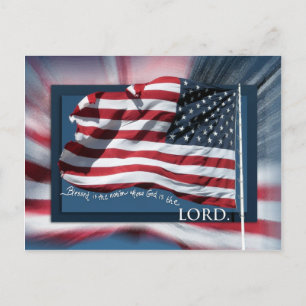 One Nation Under God Postcard
