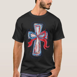 One Nation Under God Us Flag 4th Of July Patriotic T-Shirt