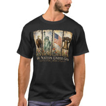 One Nation under God USA Patriot Veteran Christian