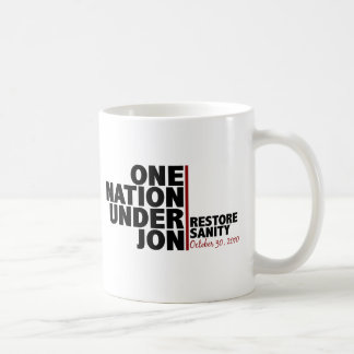one nation under jon (stewart) coffee mug