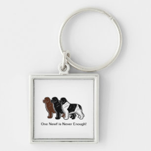 One Newf is Never Enough! Key Ring