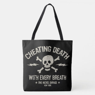 One Nickel Garage / Cheating Death Beach Bag