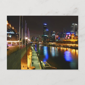 One night in Melbourne Postcard
