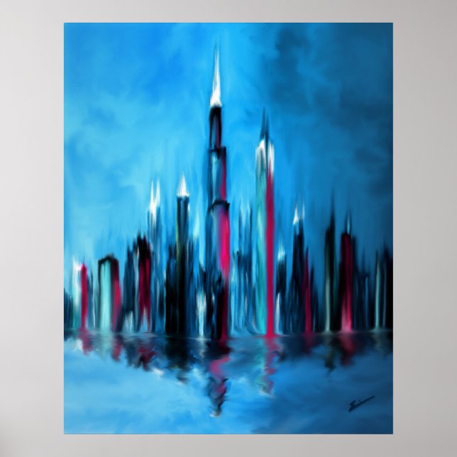 One Night In The City Poster (Front)