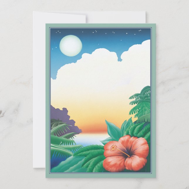 One Night In The Tropics © Note Card (Front)