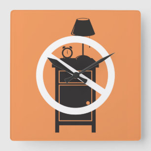 One Night Stand Square Wall Clock