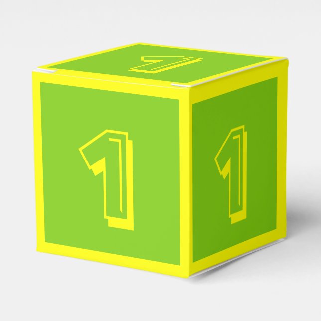One Number Building Block Box by Janz (Front Side)