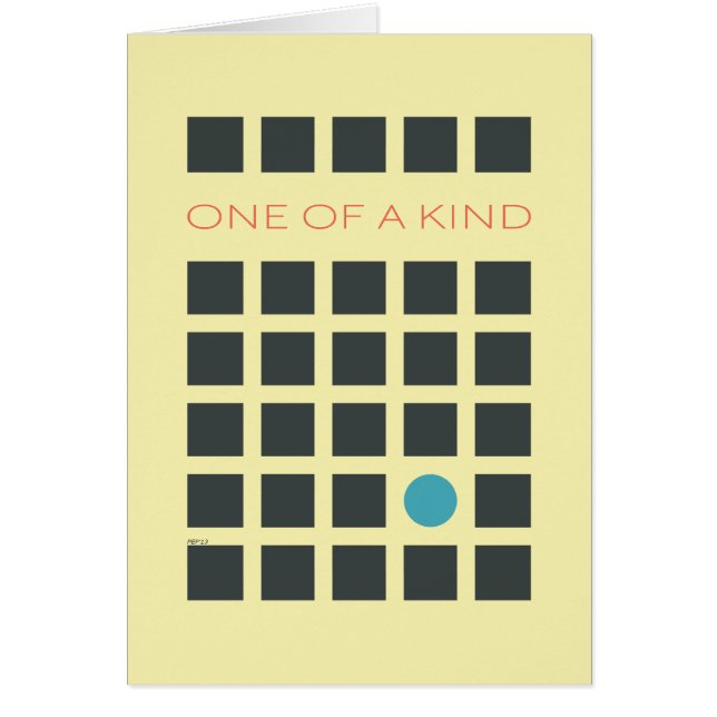 One Of A Kind (Front)