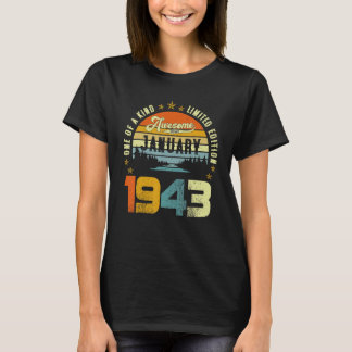 One Of A Kind  Awesome Since January 1943 T-Shirt